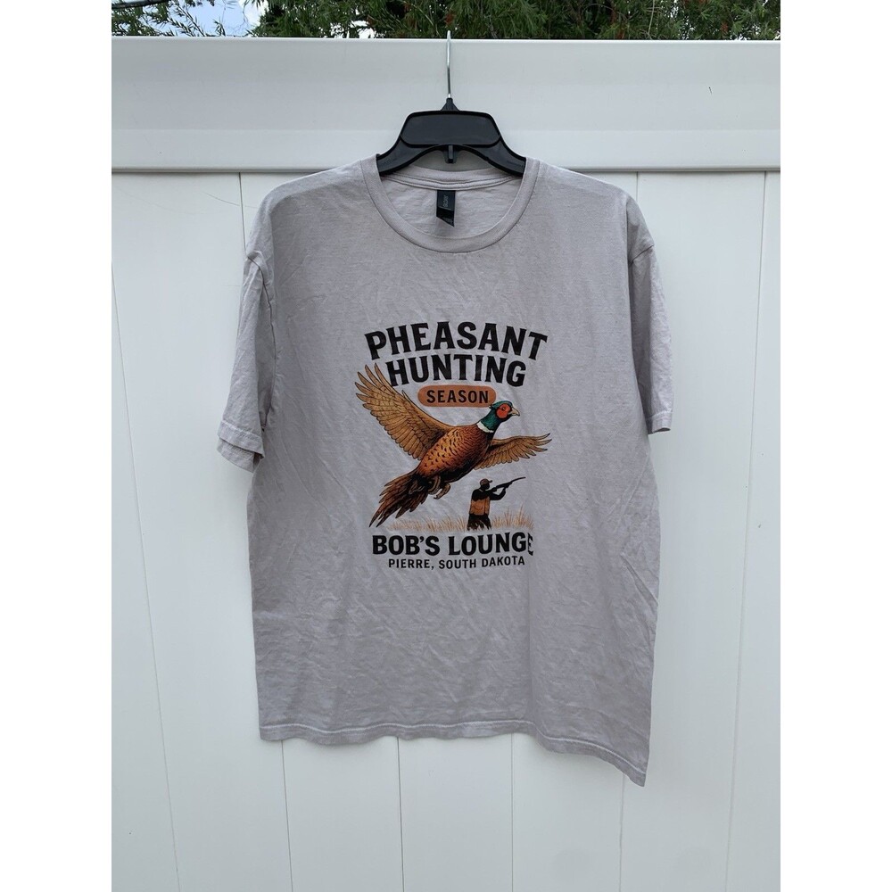 South Dakota Pheasant Hunting T Shirt USA Wildlife Graphic Size Large
